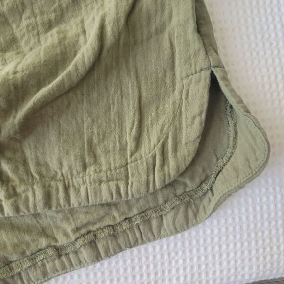 Old Navy Womens Pull On Olive Green Cotton Short Plus Size 4X - Picture 7 of 12